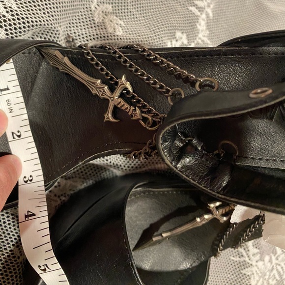 Dolls Kill Gothic Dagger Heels - Picture 2 of 7